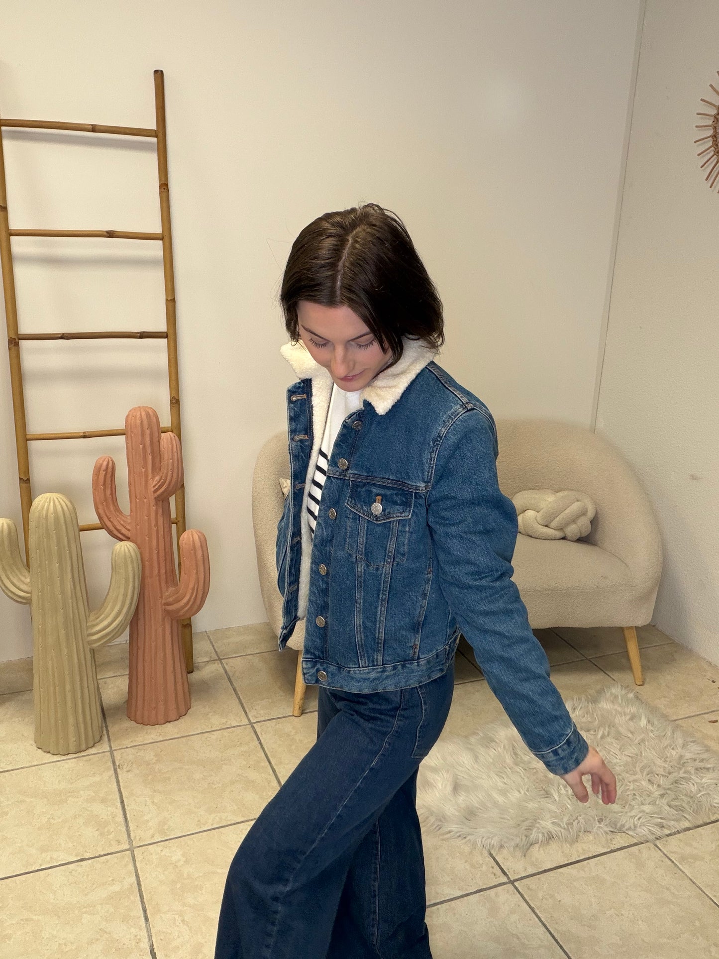 Veste en jean Zara taille XS/S