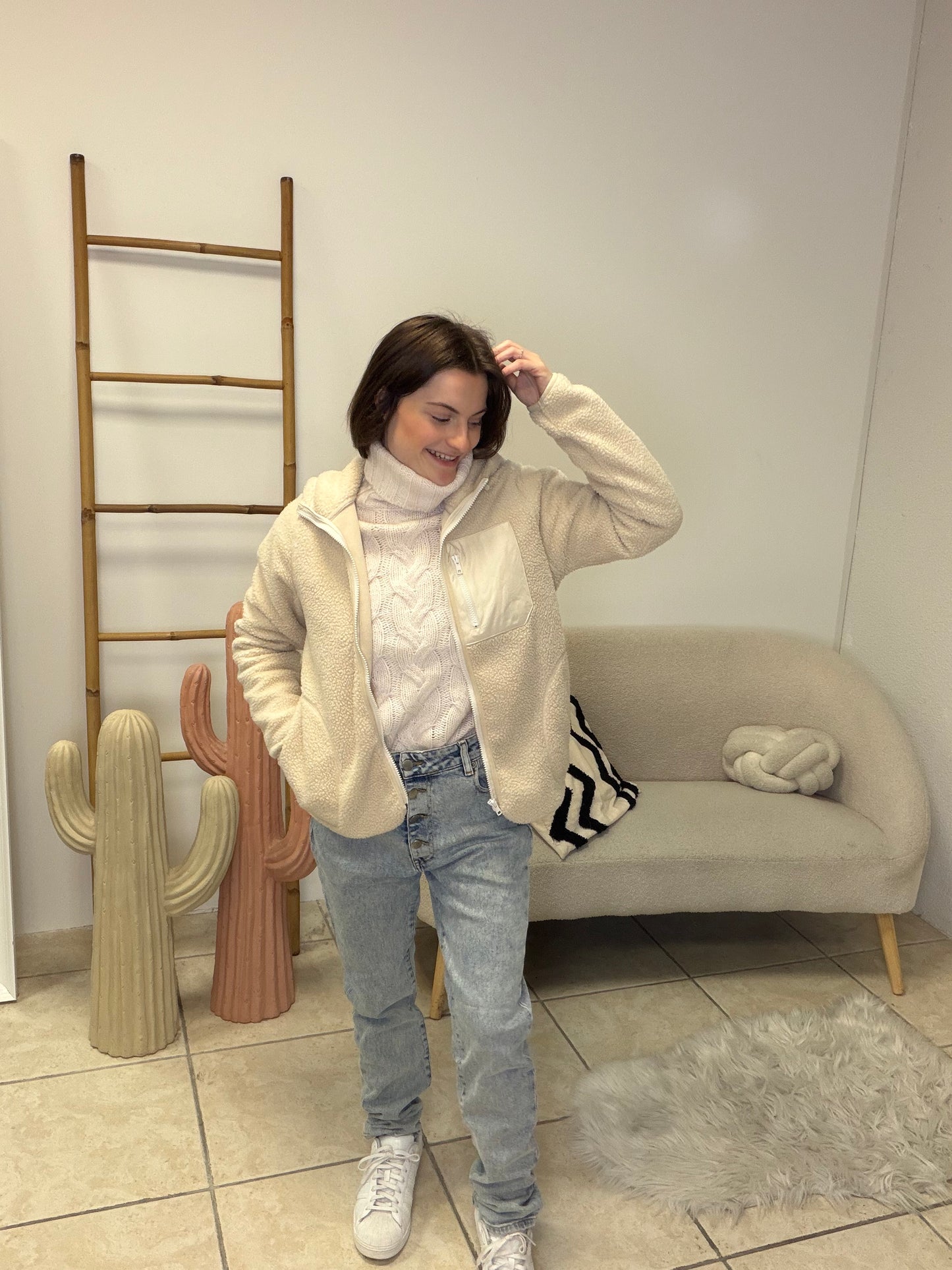 Veste moumoute taille 36/38