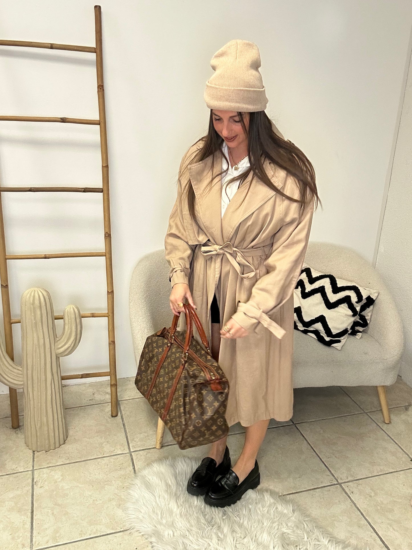 Trench beige taille L