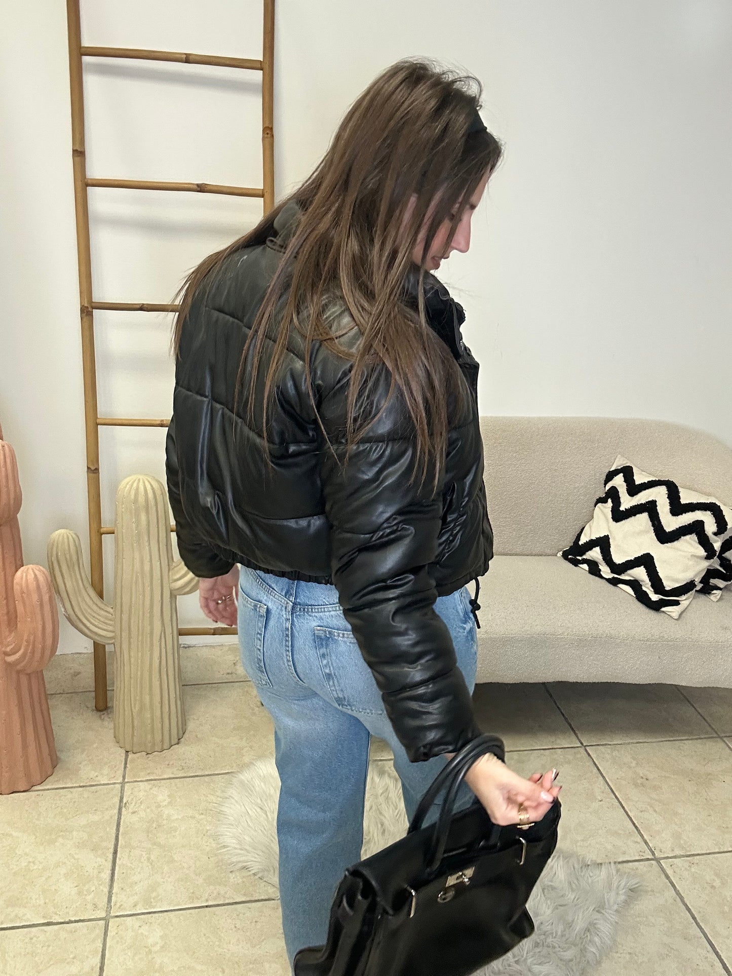 Doudoune simili taille XS
