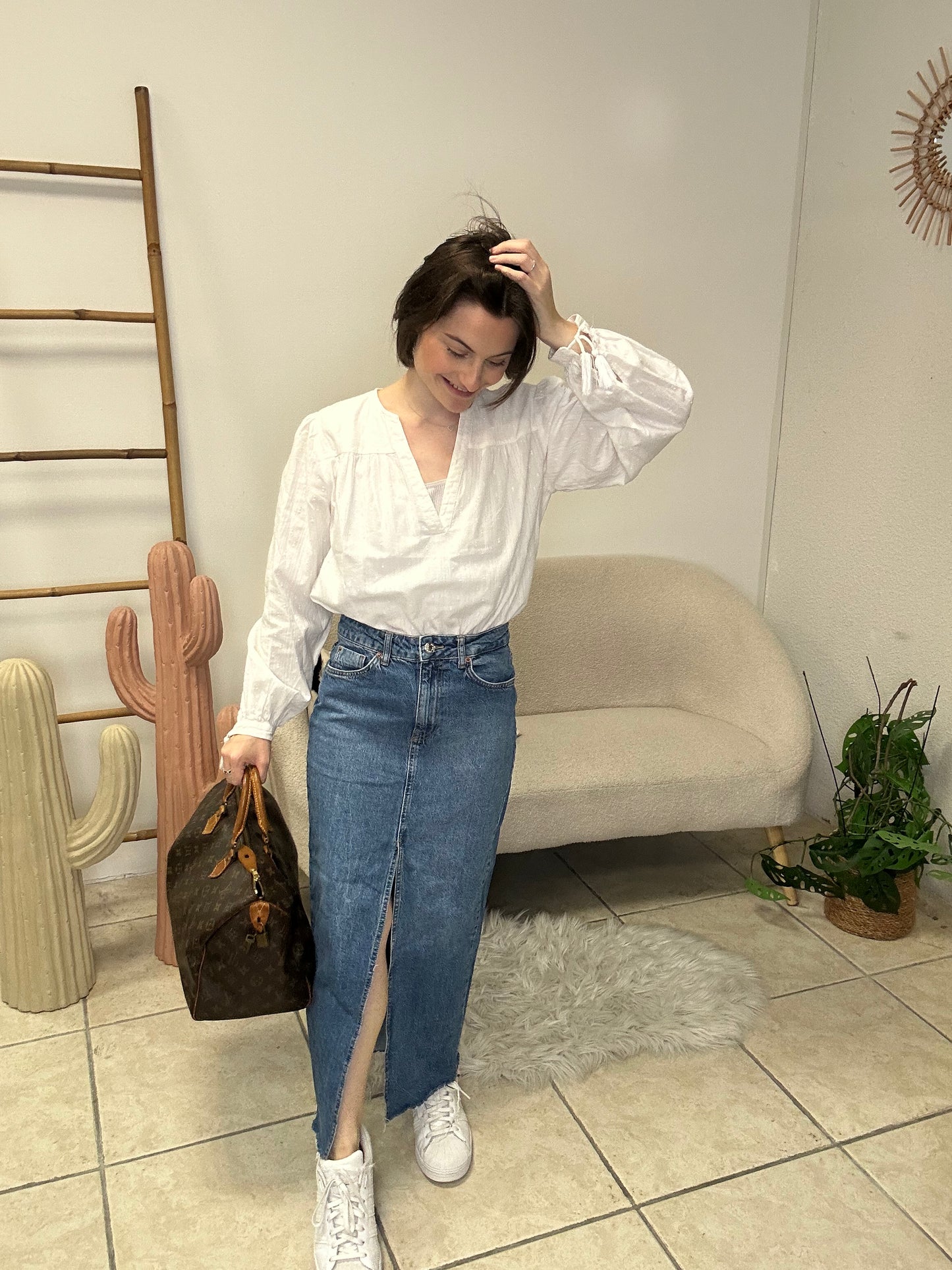 Jean en jean Stradivarius taille 36