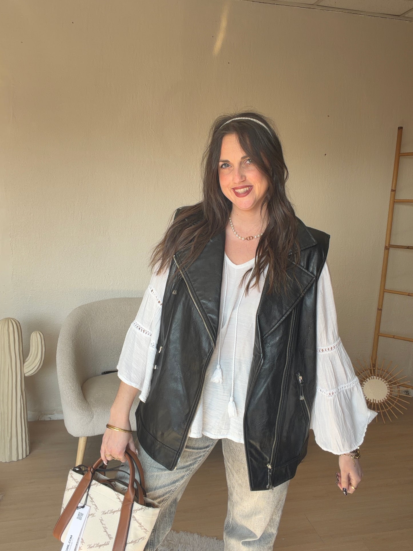 Perfecto sans manche Zara taille S