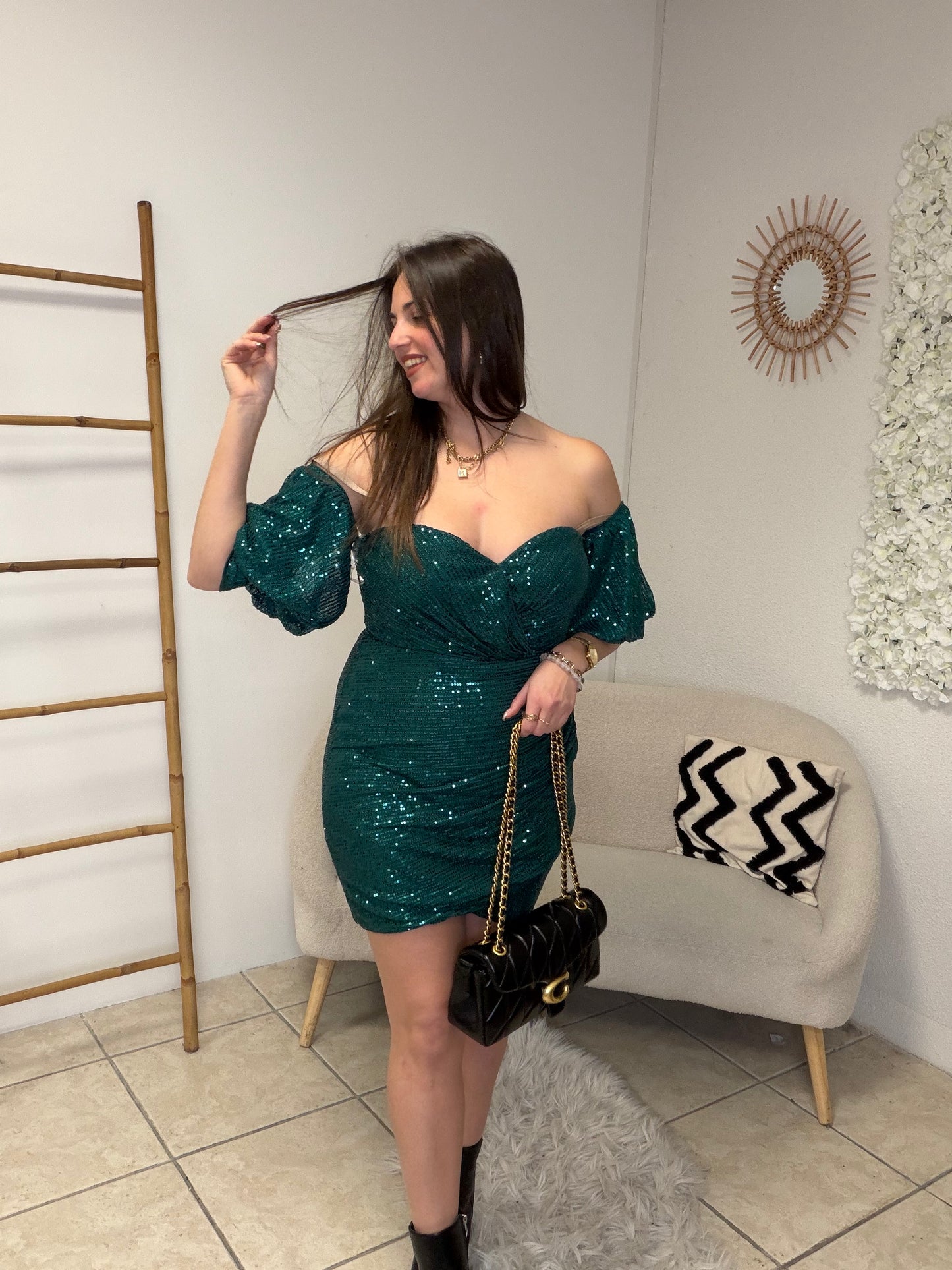 Robe neuve à sequins taille M