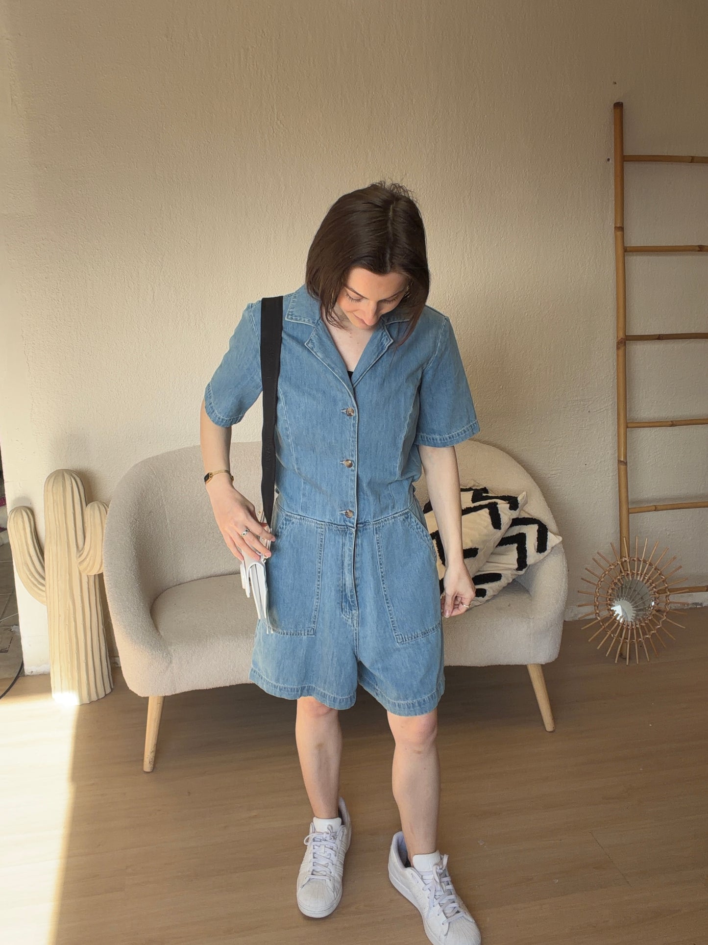 Combishort en jean taille S