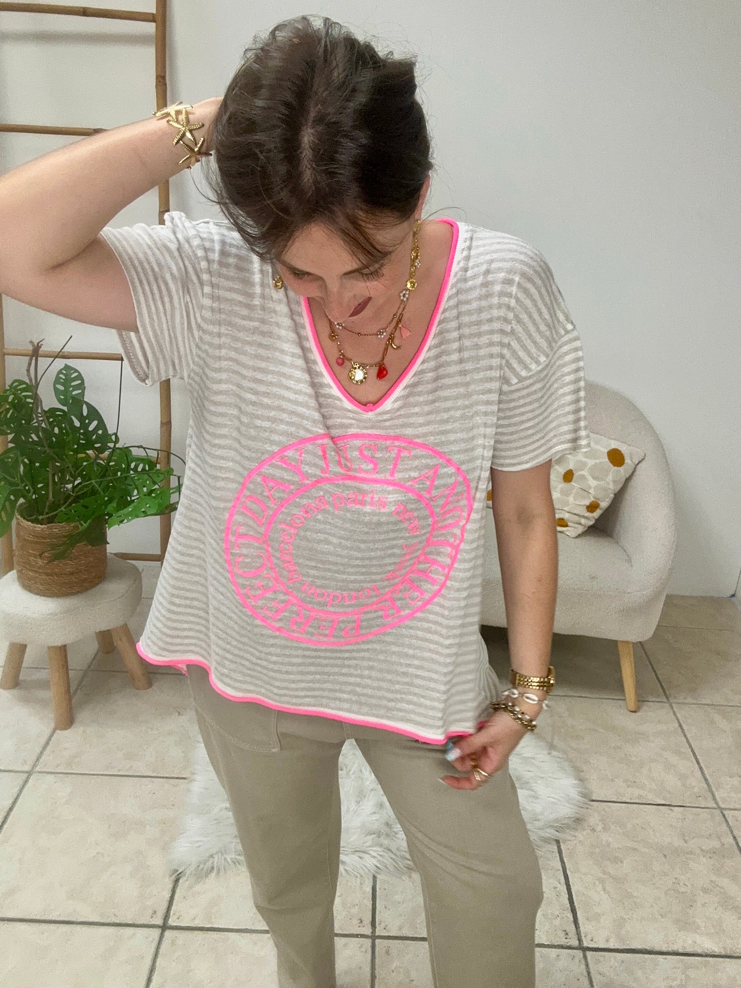 T-shirt Khaan taille M/L