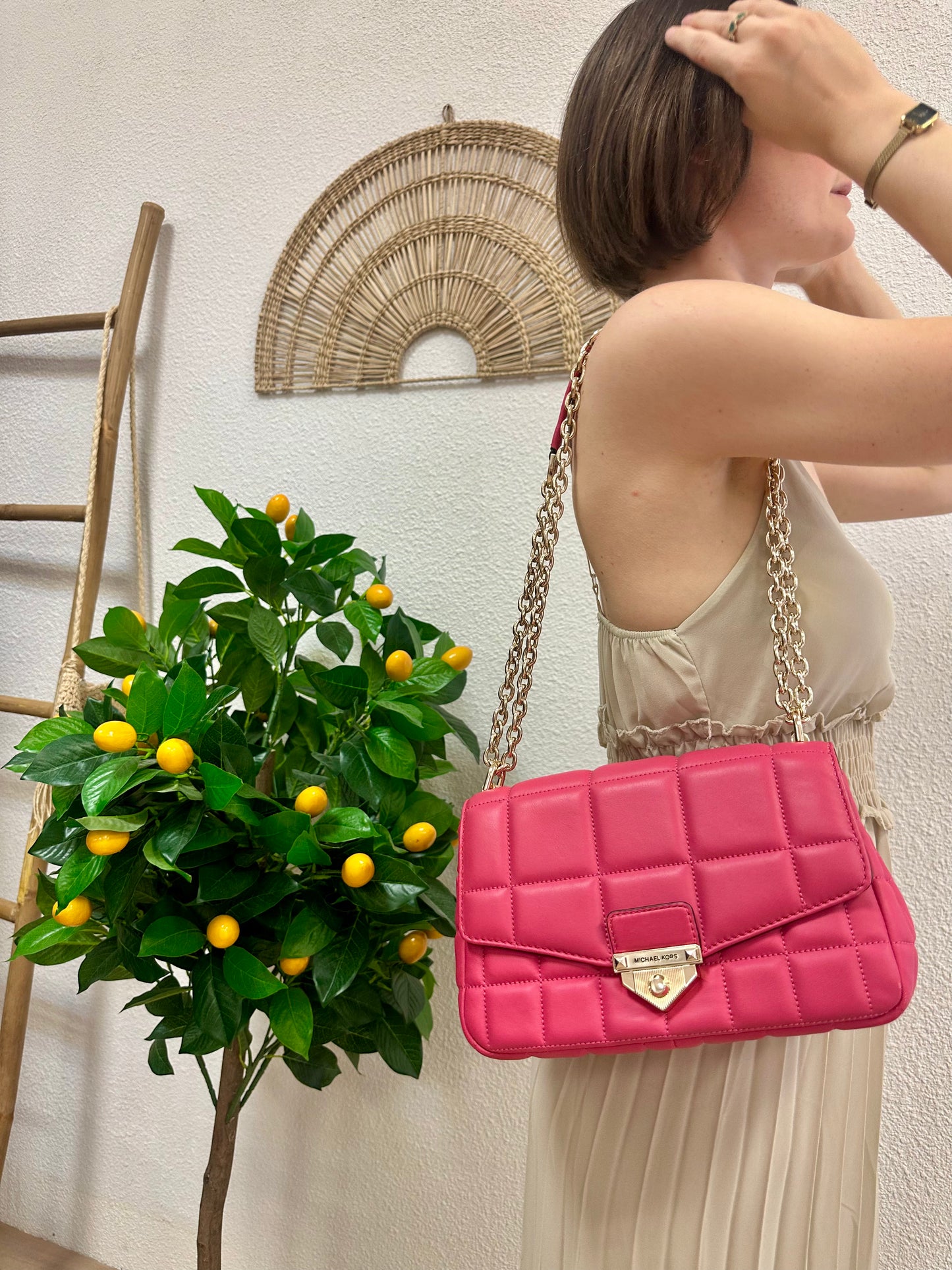 Sac à bandoulière matelassé Michael Kors