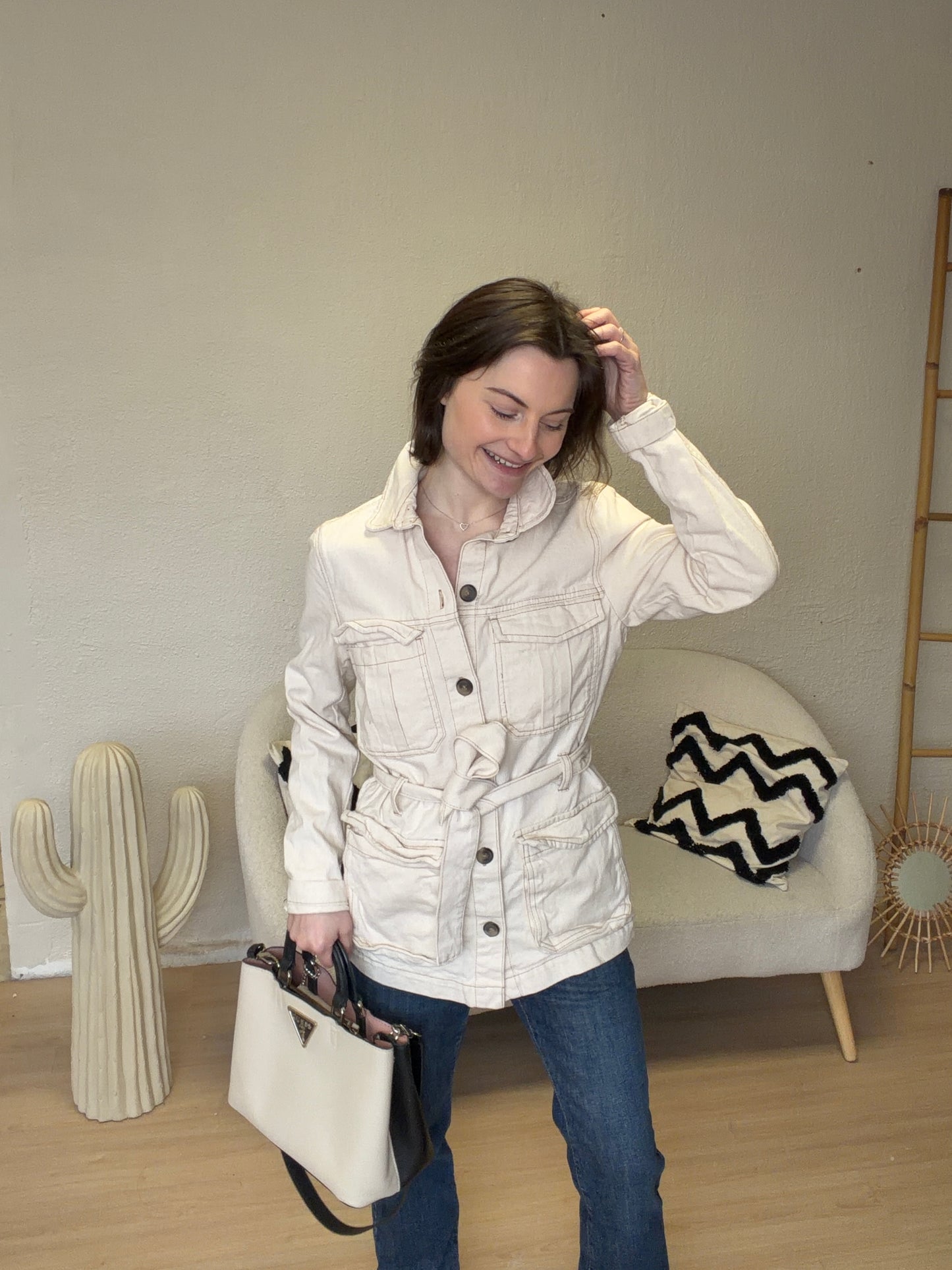 Veste en jean Kiabi taille XS