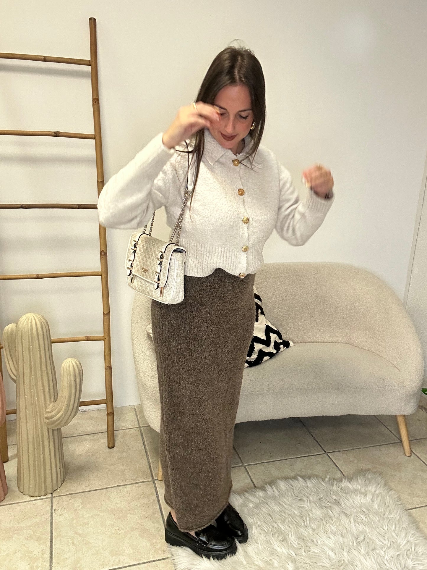 Gilet beige taille M