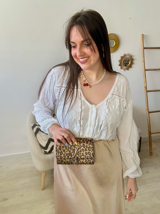 Haut dentelle Pull and bear taille 40