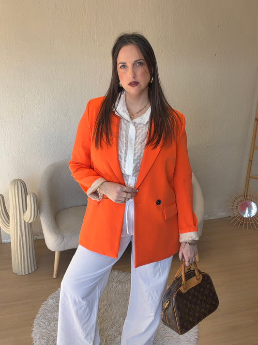 Blazer orange taille M
