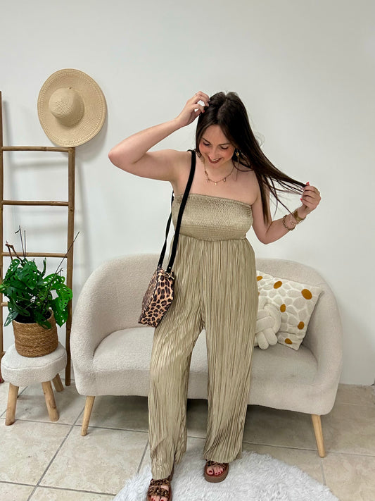 Combi pantalon bustier taille M