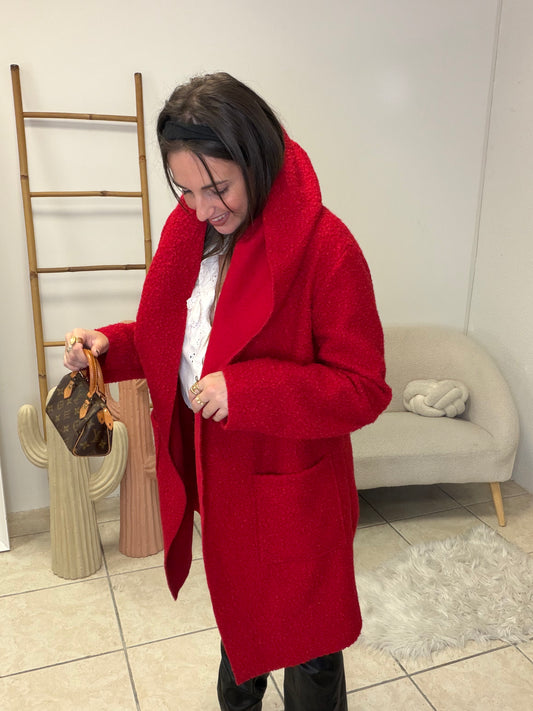 Manteau moumoute taille unique