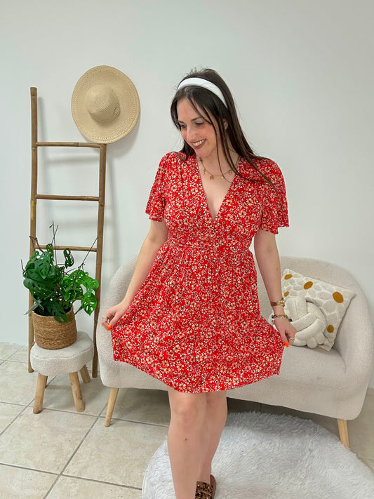 Robe rouge taille M/L