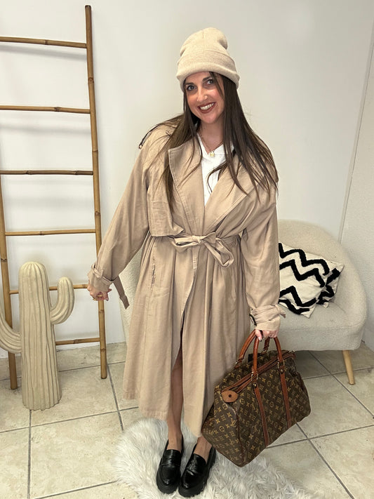 Trench beige taille L