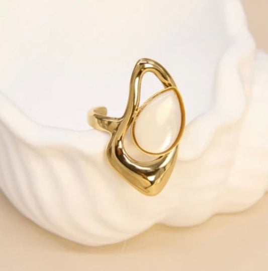 Bague perle