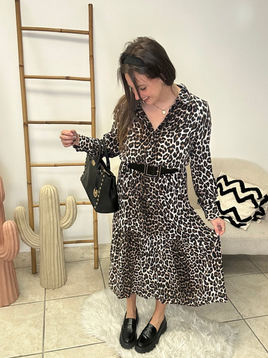 Robe leopard H&M taille M