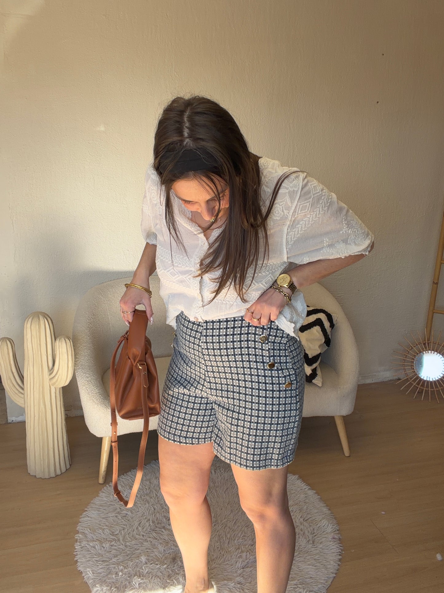 Short tweed taille 42