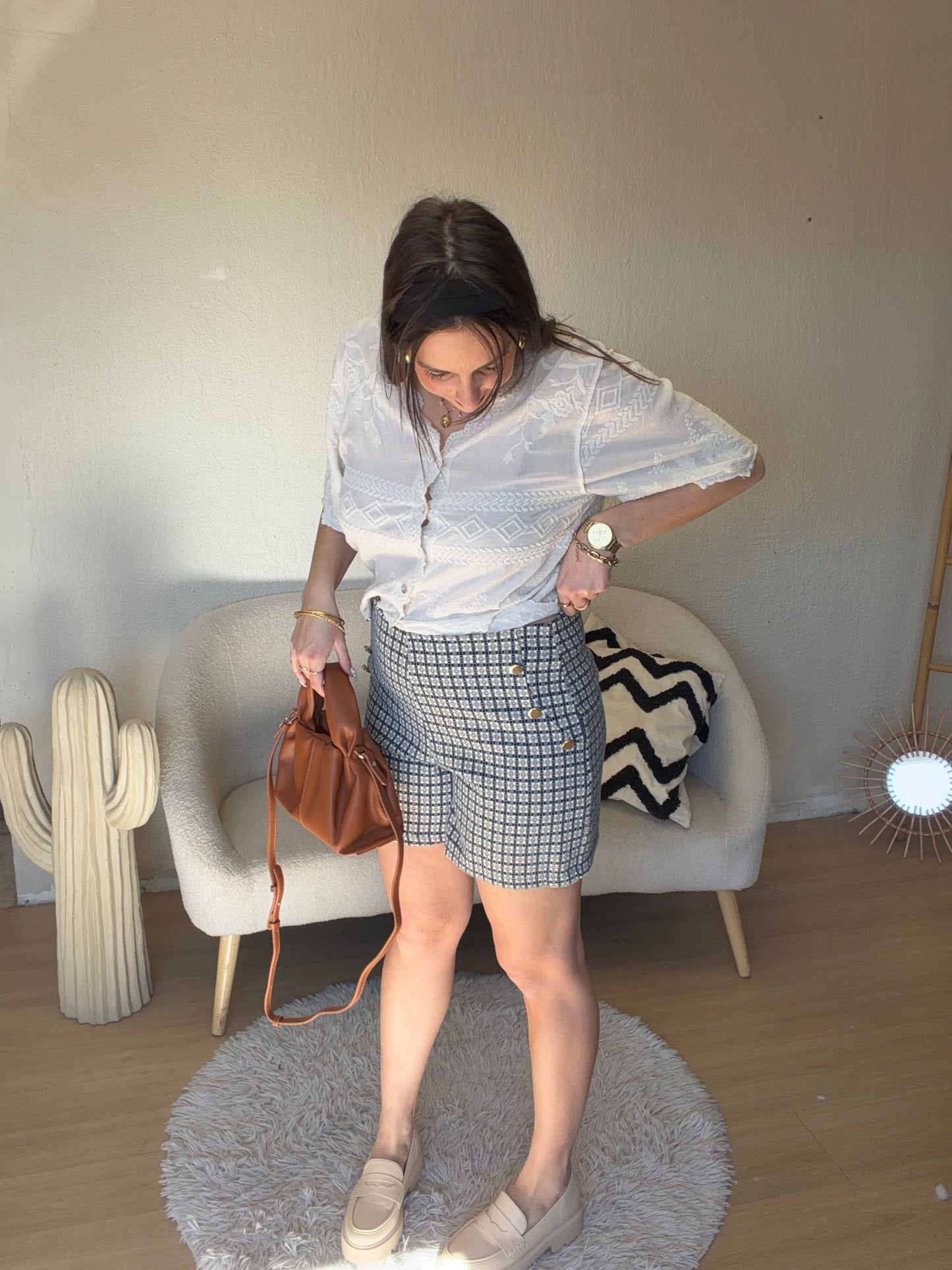 Short tweed taille 42