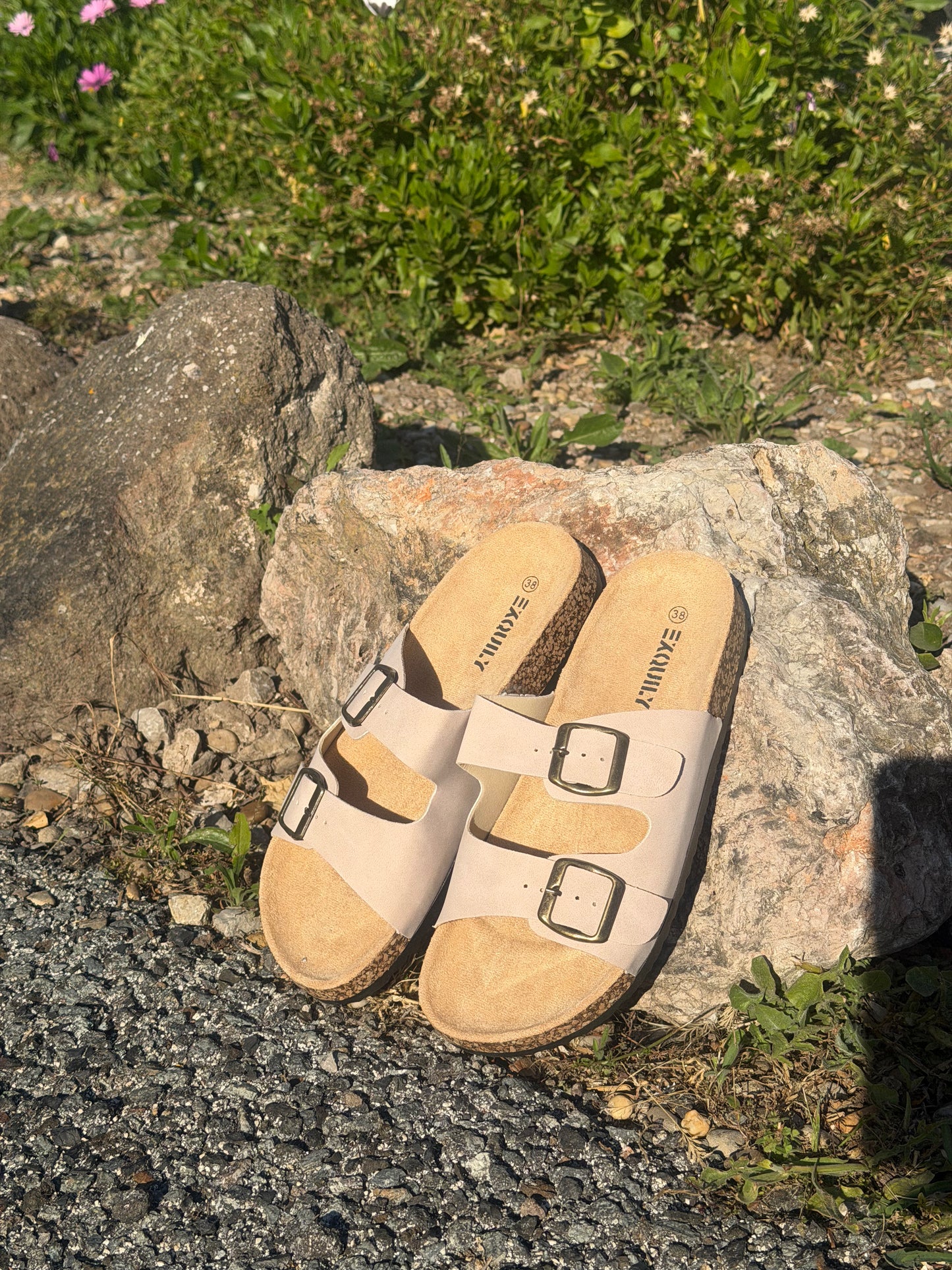 SANDALES BEIGES
