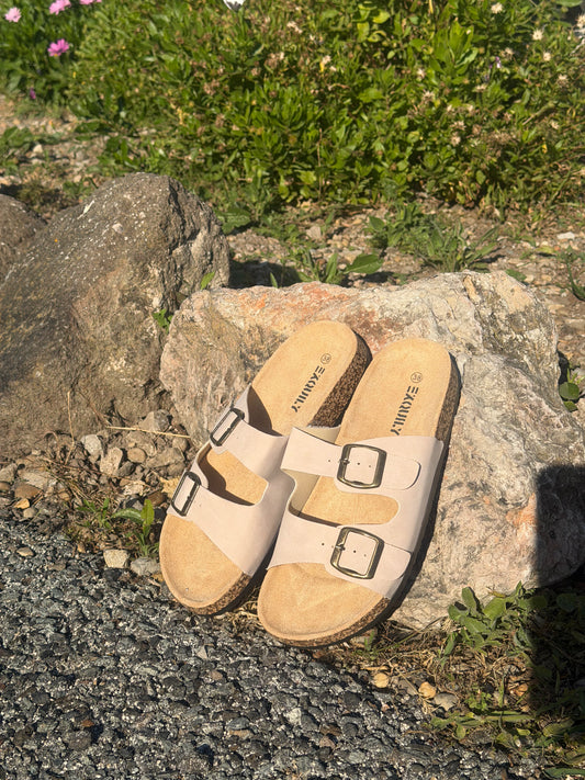 SANDALES BEIGES
