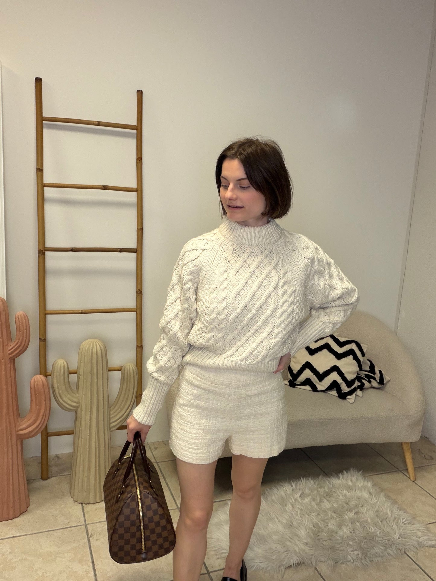 Short en tweed taille XS