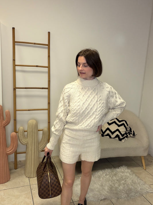 Short en tweed taille XS