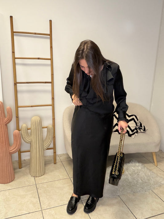 Jupe satinée taille M