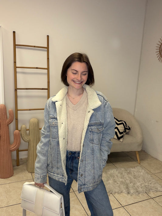 Veste en jean Pull&Bear taille S