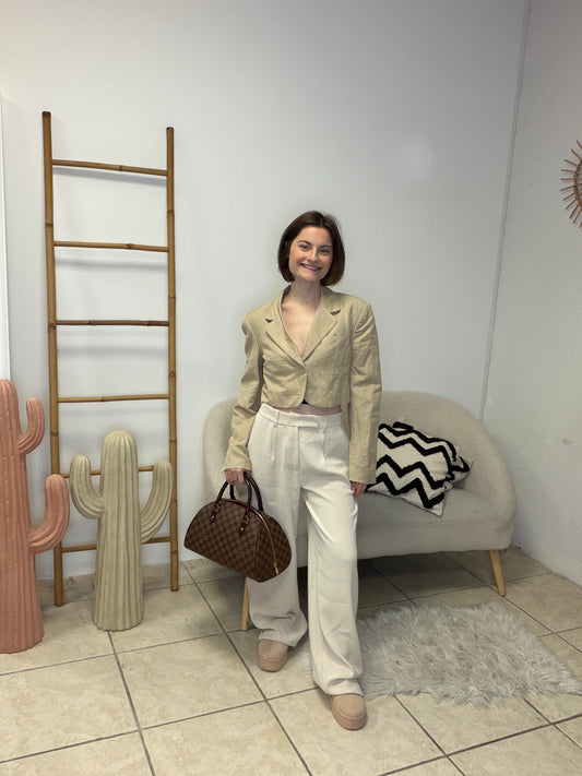 Blazer court taille S