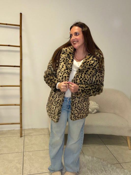 Veste fausse fourrure taille M