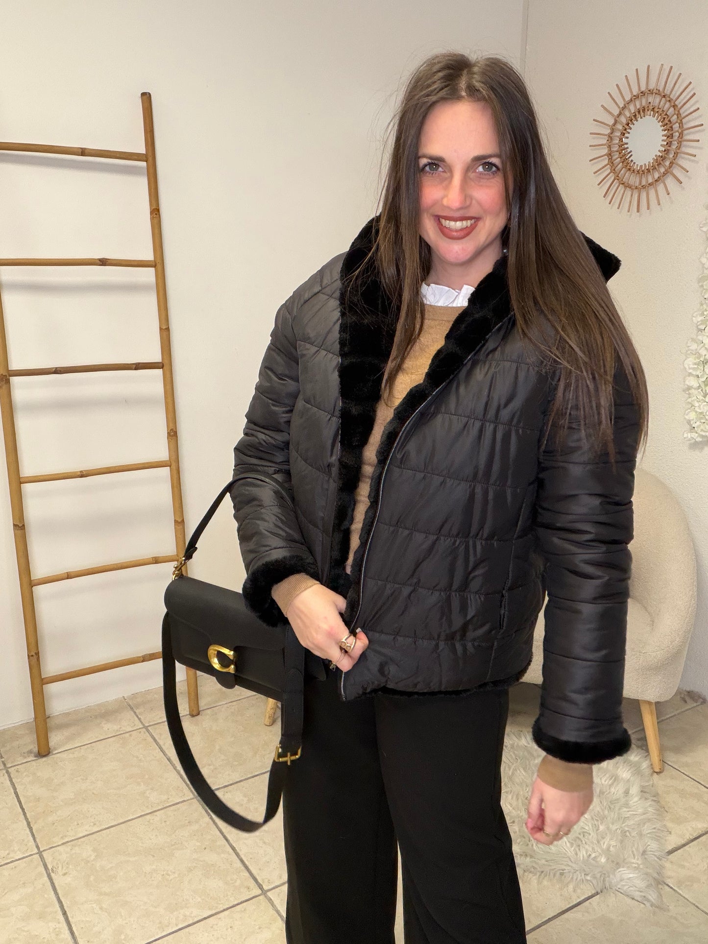 Doudoune réversible taille S