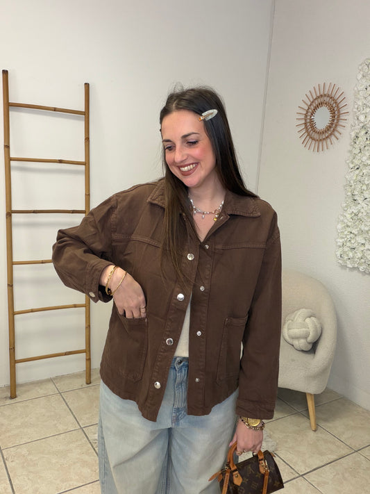 Veste en jean Stradivarius taille S