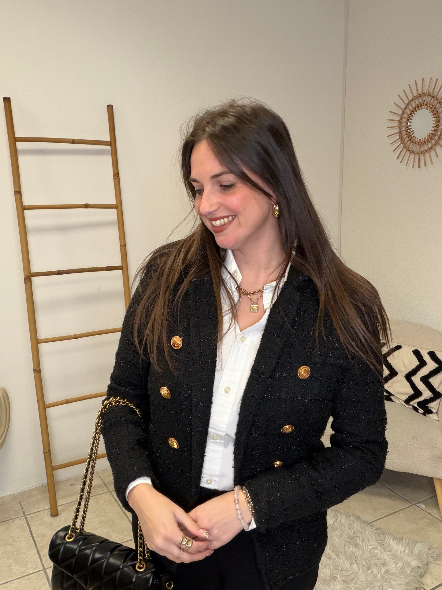 Blazer pailleté taille L