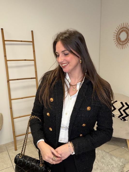 Blazer pailleté taille L