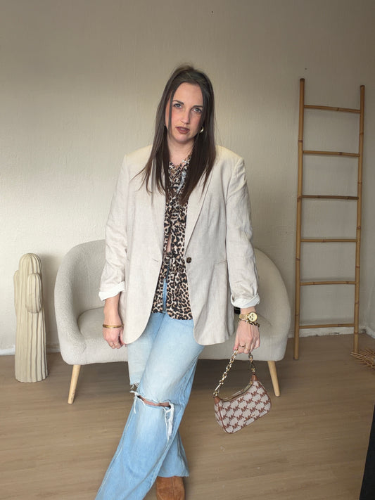 Blazer en lin H&M taille M