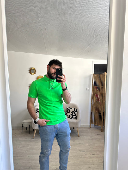 Polo Superdry vert taille M