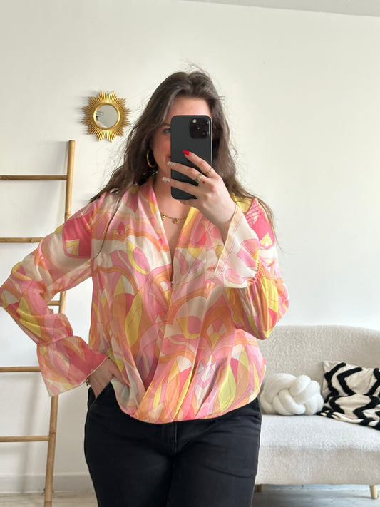 Chemise unie à textures pour femme I Chemise unie à textures pour femme I