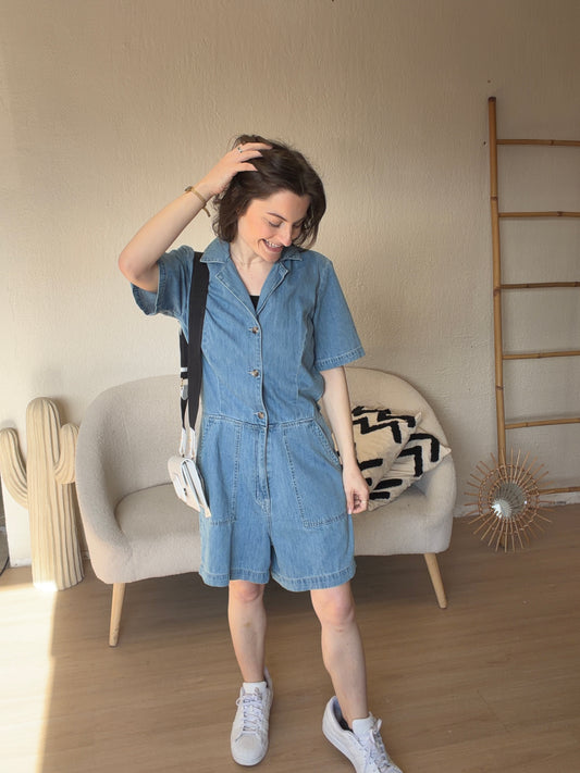 Combishort en jean taille S