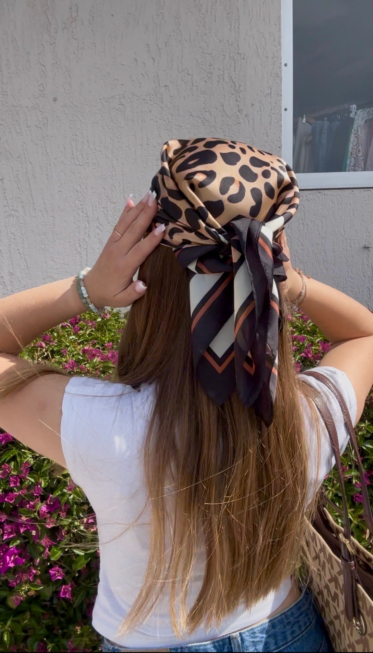 FOULARD LEOPARD