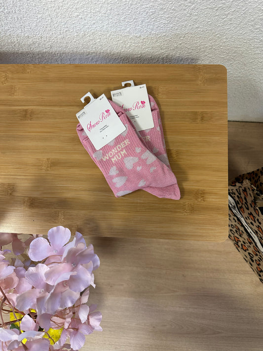 CHAUSSETTES WONDER MUM ROSE CLAIR