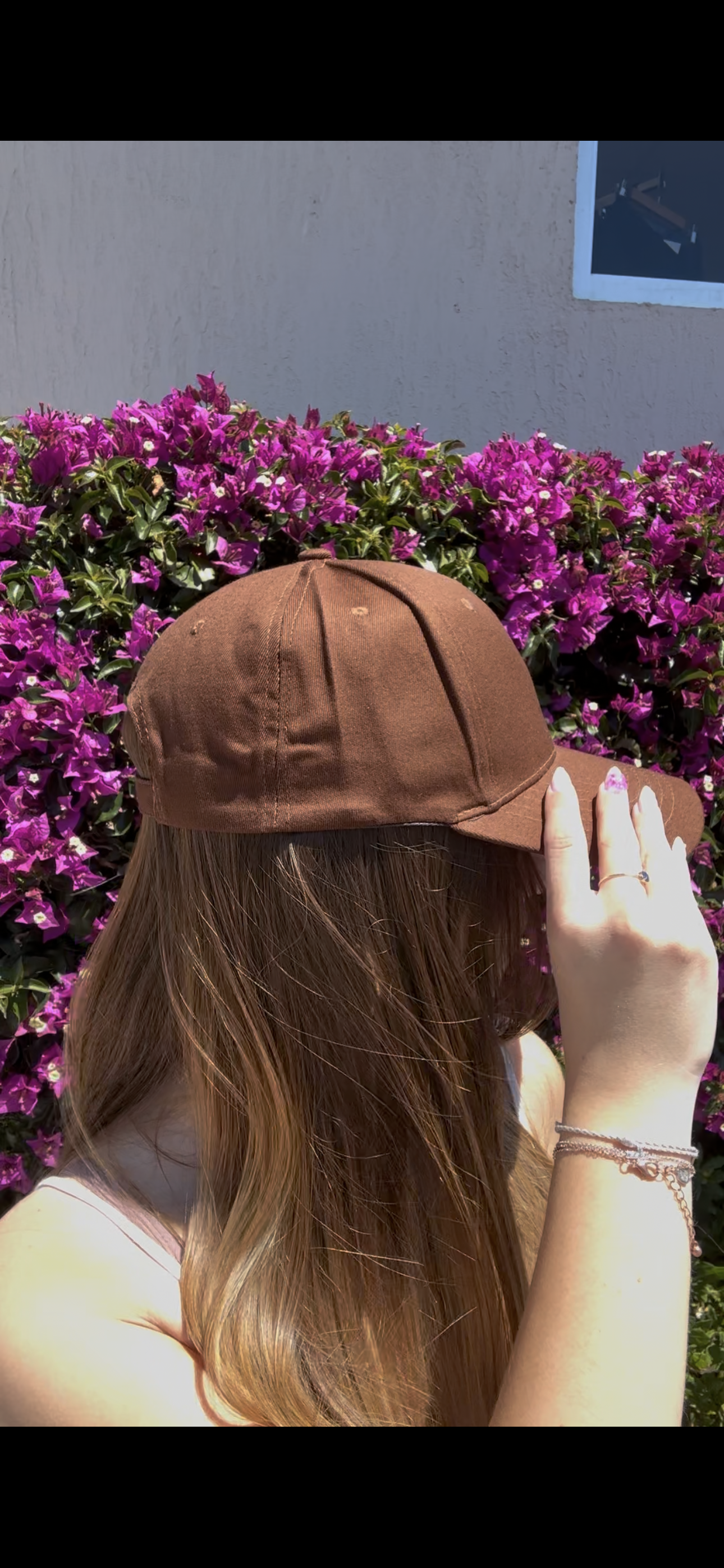 Casquette marron