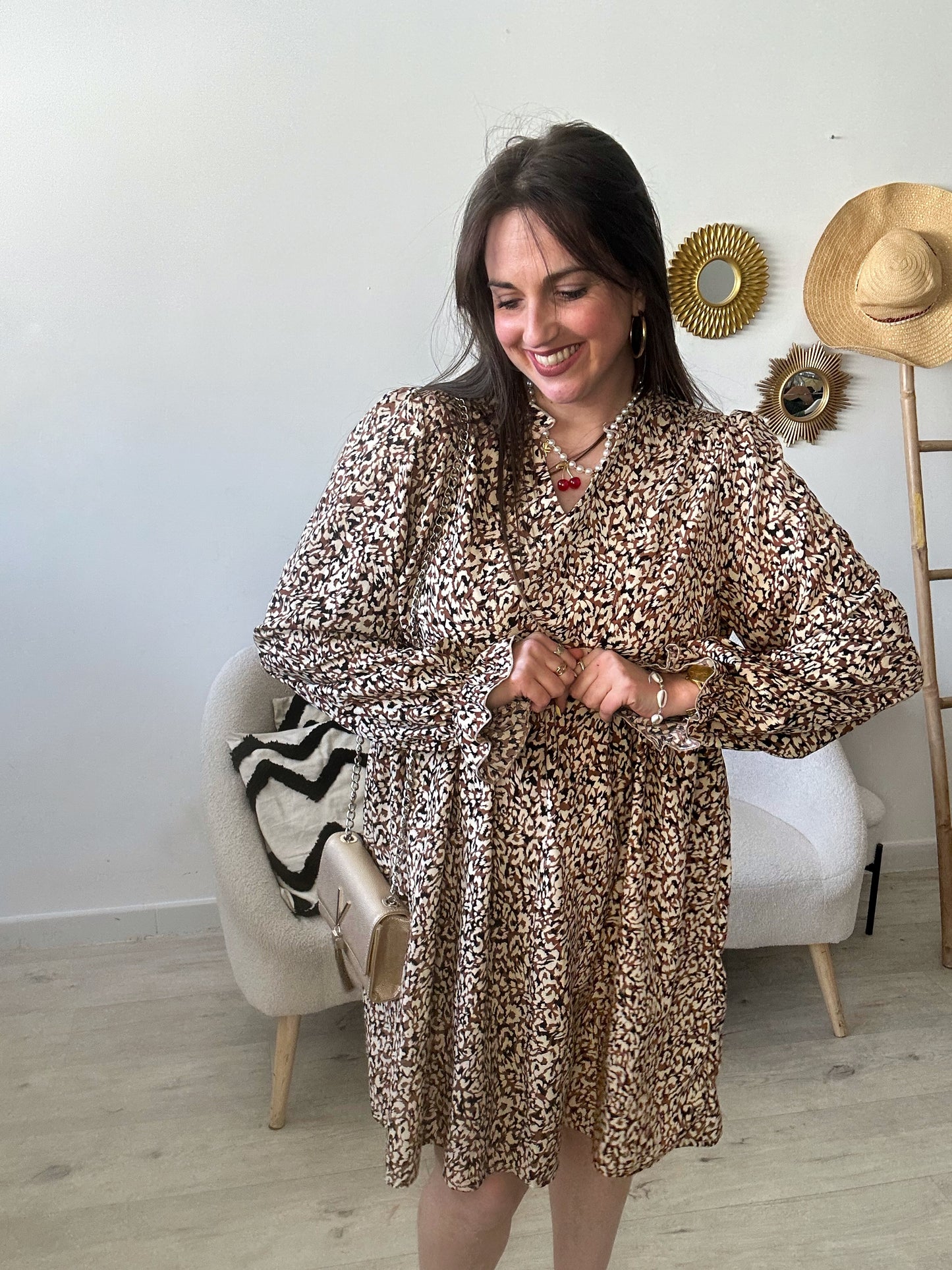 Robe à motifs taille M/L