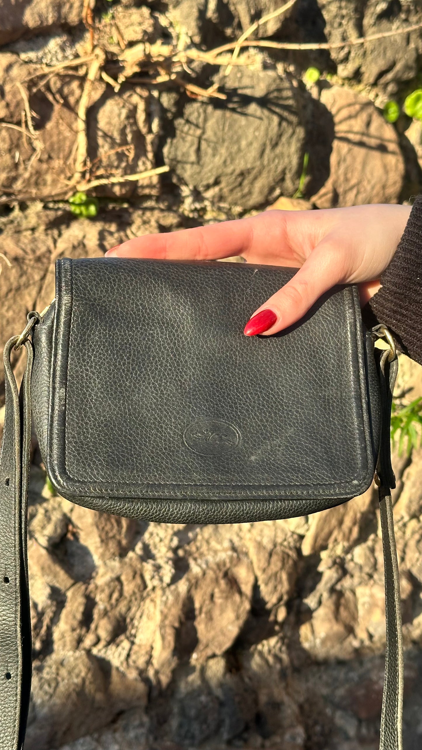 Pochette à bandoulière Longchamp en cuir