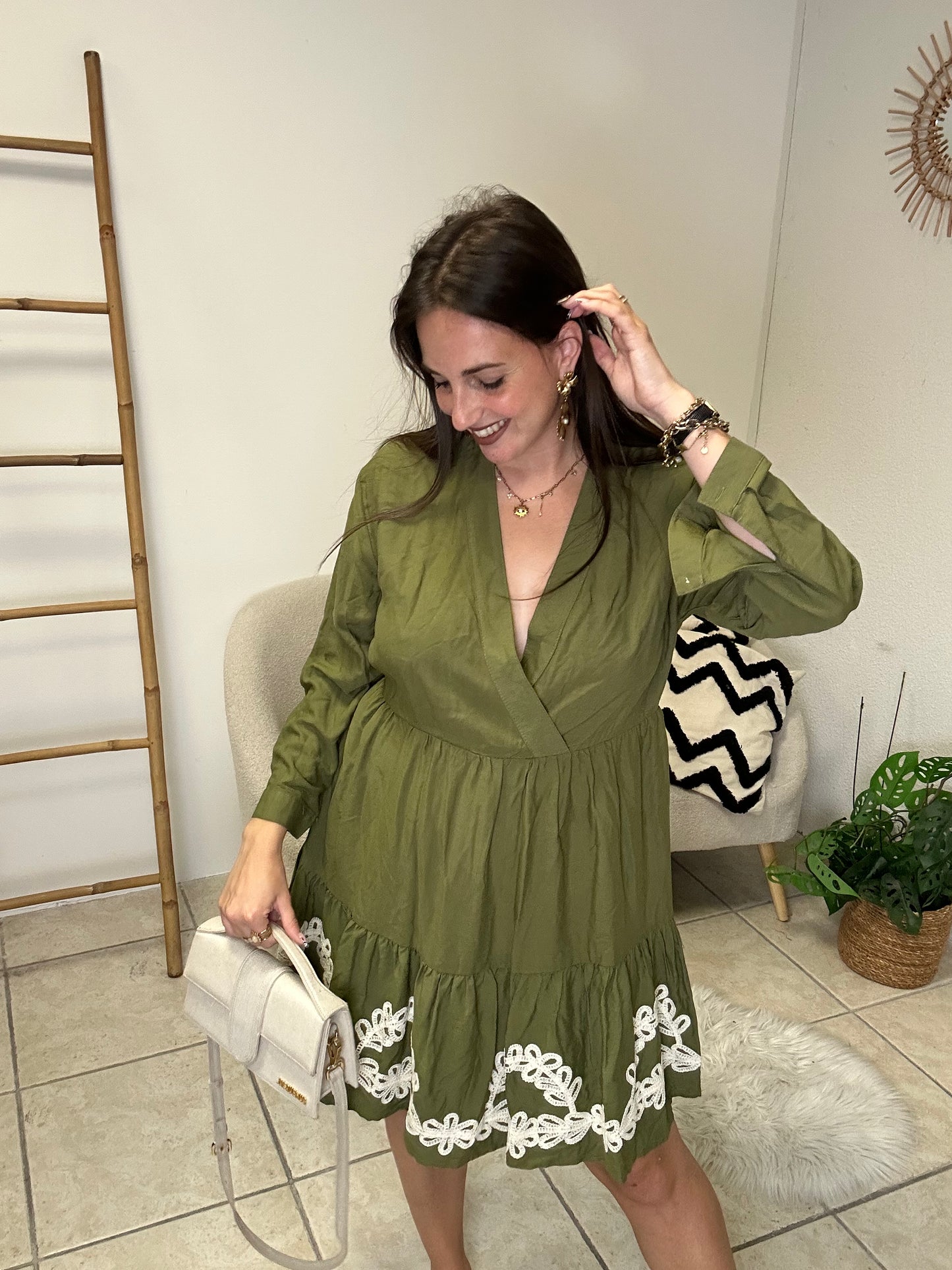 Robe verte taille M