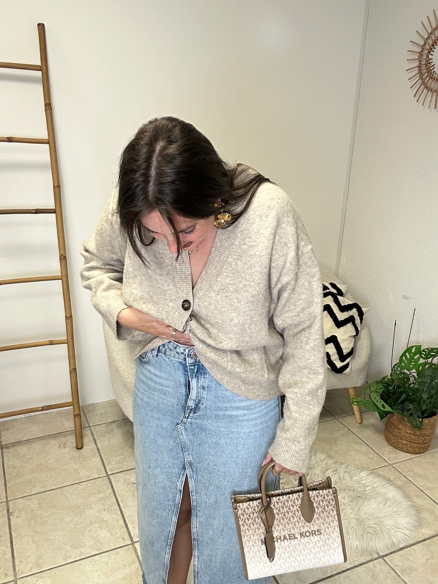 Jupe en jean Pull&Bear taille L