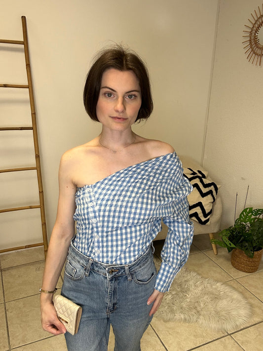 Blouse vichy taille XS/S