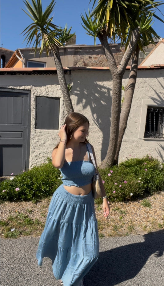 Ensemble jupe et haut Bleu XL-XXL