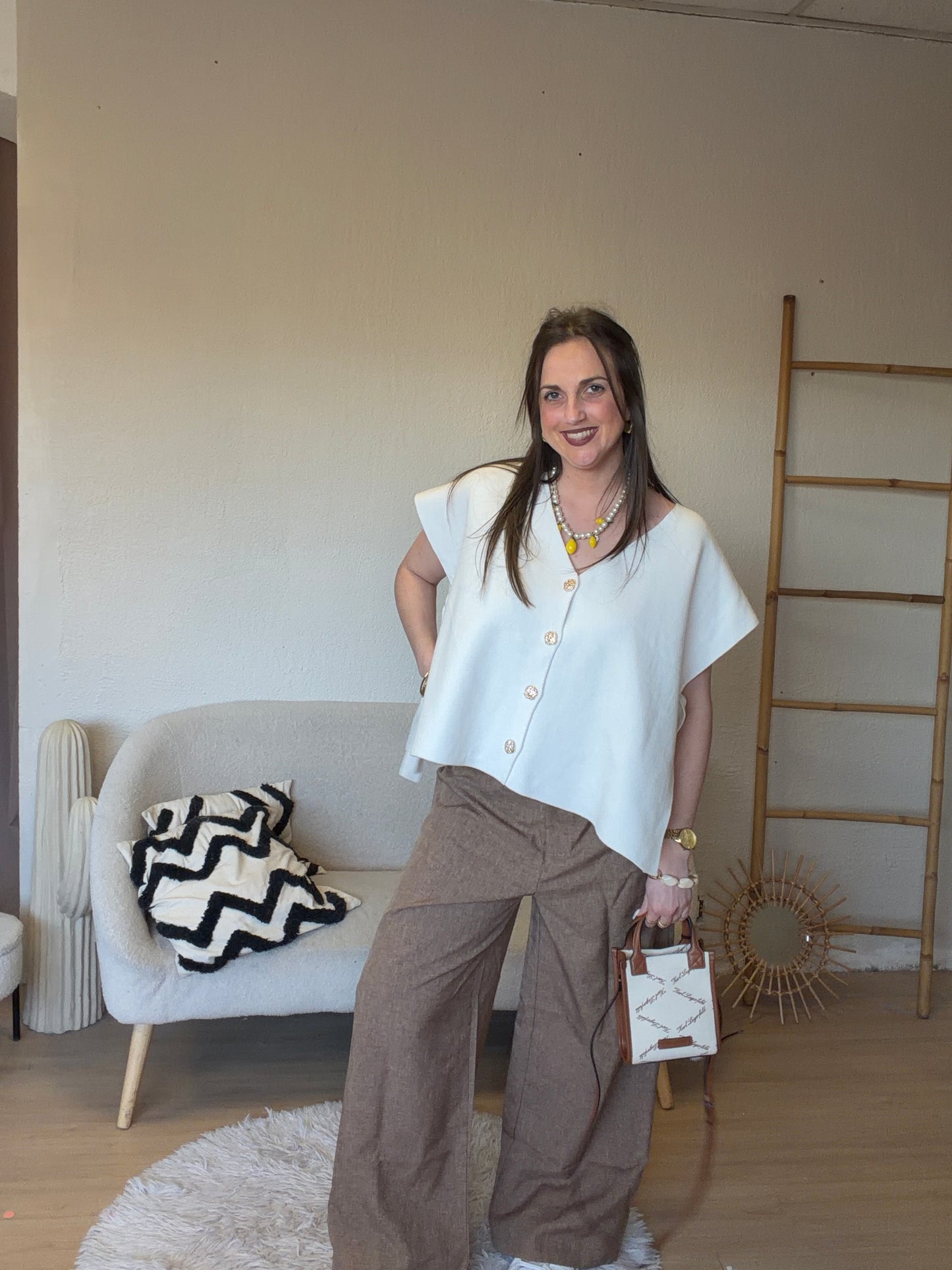 Pantalon marron taille 42