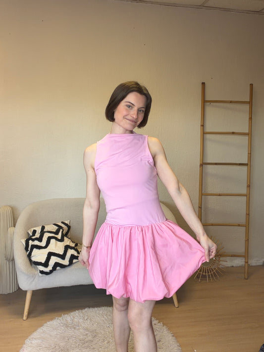 Robe rose taille S