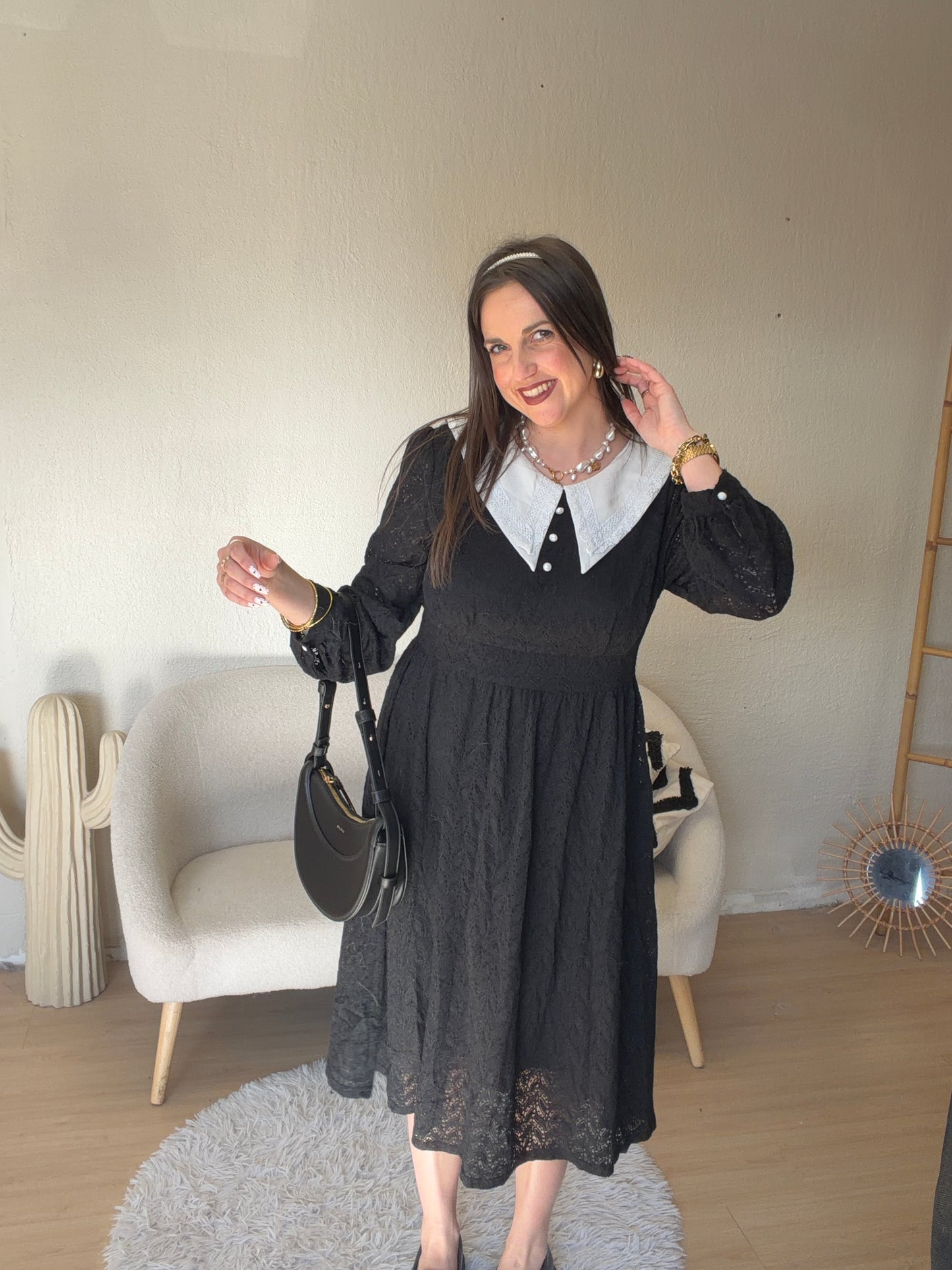 Robe noire taille L